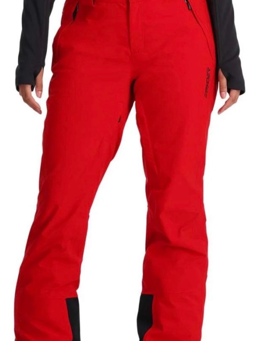 Spyder Women’s Red Track Pants - Insulated Ski Joggers